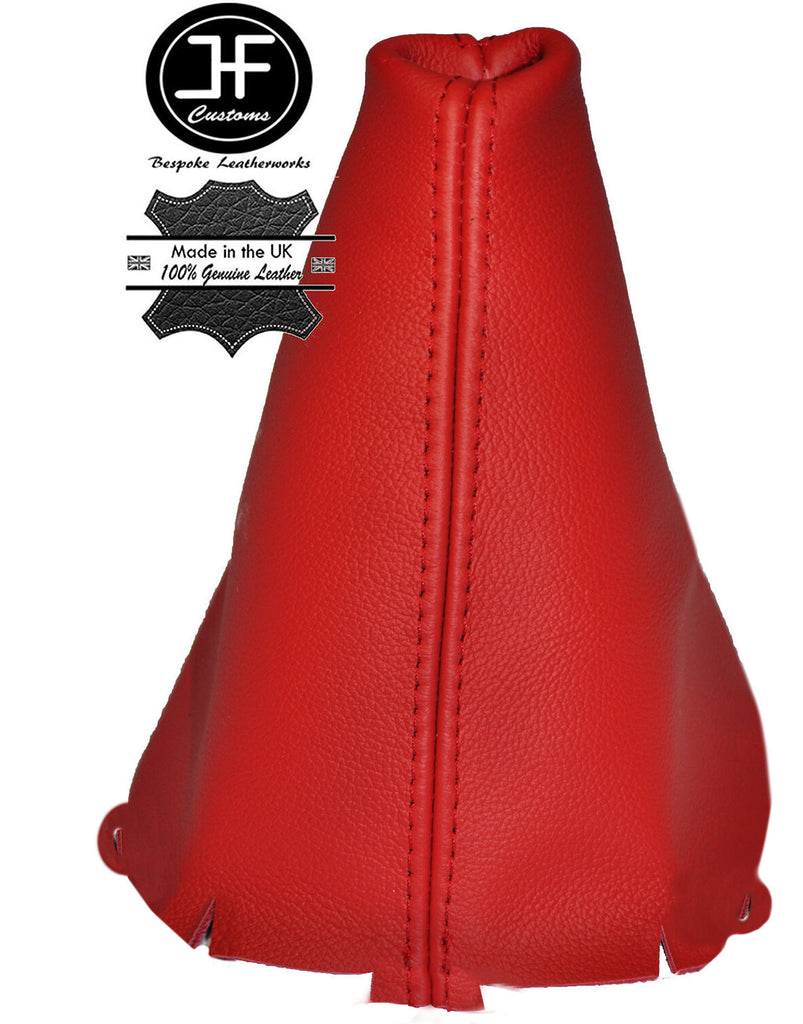 RED LEATHER MANUAL GEAR GAITER FITS AUDI Q5 TDI TFSI QUATTRO 2008-2015