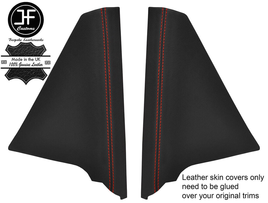 RED STITCH 2X DASH SIDE TRIM LEATHER COVER FOR MERCEDES VITO VIANO W639 04-12