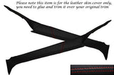 RED STITCH FITS AUSTIN CAMBRIDGE A60 2X WINDSCREEN A PILLAR LEATHER COVERS ONLY