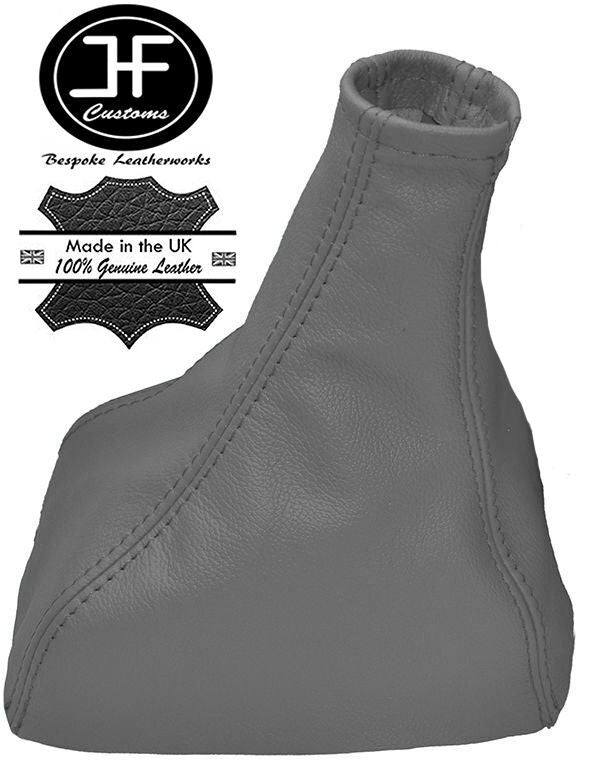 MID GREY GENUINE ITALIAN LEATHER GEAR GAITER FITS OPEL VAUXHALL CORSA C 00-06