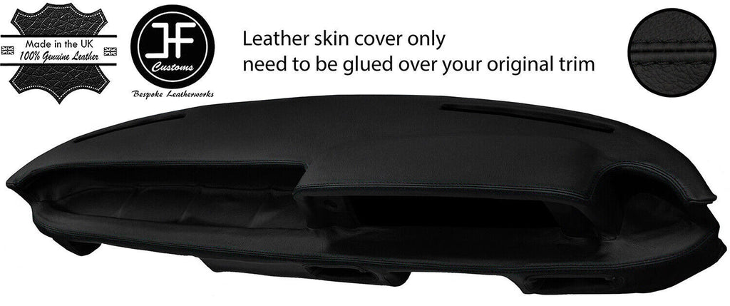 BLACK STITCH ONE PIECE DASH DASHBOARD LEATHER COVER FITS BMW 2002 E10 TI TII