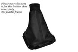 BLACK STITCHING LEATHER GEAR GAITER FITS HYUNDAI COUPE  GENESIS 2008-2011
