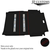 RED STITCH LEATHER & SUEDE TOP RECOVERY KIT COVERS FOR VW T5 TRANSPORTER