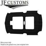 GREY STITCH LUXE-SUEDE SUN ROOF HEADLINER COVER FOR BMW MINI R50 R53 01-06