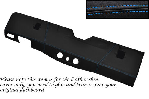 BLUE STITCH BOTTOM DASH DASHBOARD COVER FITS LAND ROVER DEFENDER 90 110 83-06