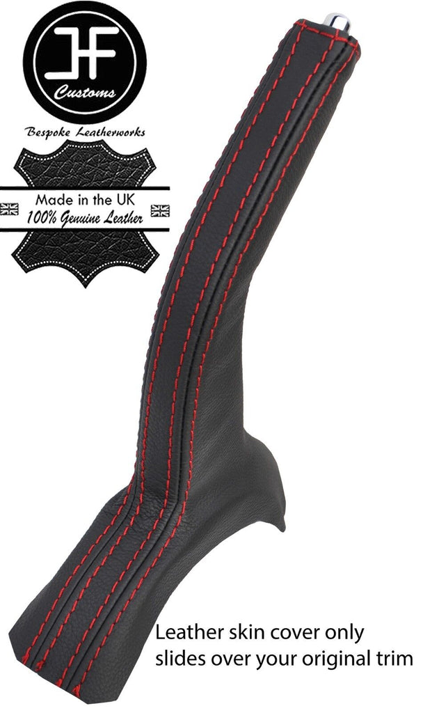 RED STITCH REAL LEATHER HANDBRAKE GAITER FITS MITSUBISHI ASX 2010-2017
