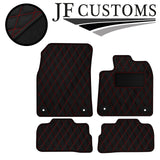 RED DIAMOND STITCH VINYL 4X TAILORED FLOOR CARPET FOR SUZUKI KIZASHI  09-21 JF1