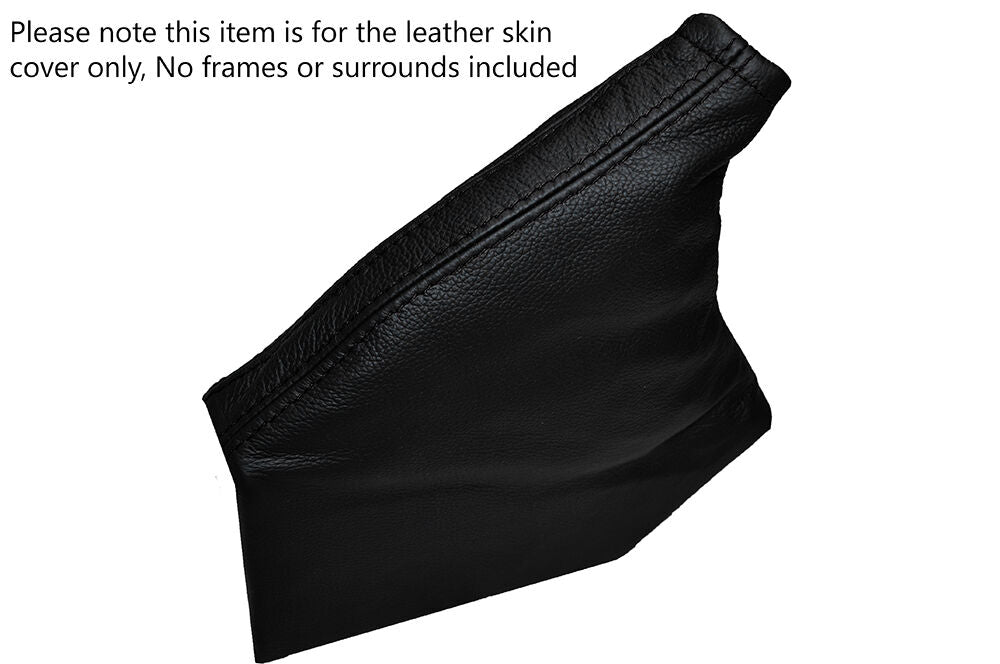 BLACK STITCH LEATHER HANDBRAKE GAITER FITS SUBARU IMPREZA WRX STI 2011-2015