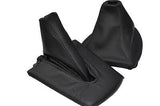 FITS BMW Z4 E85 E86 GEAR + HANDBRAKE GAITER BOOT black st CUSTOM NEW MADE IN UK