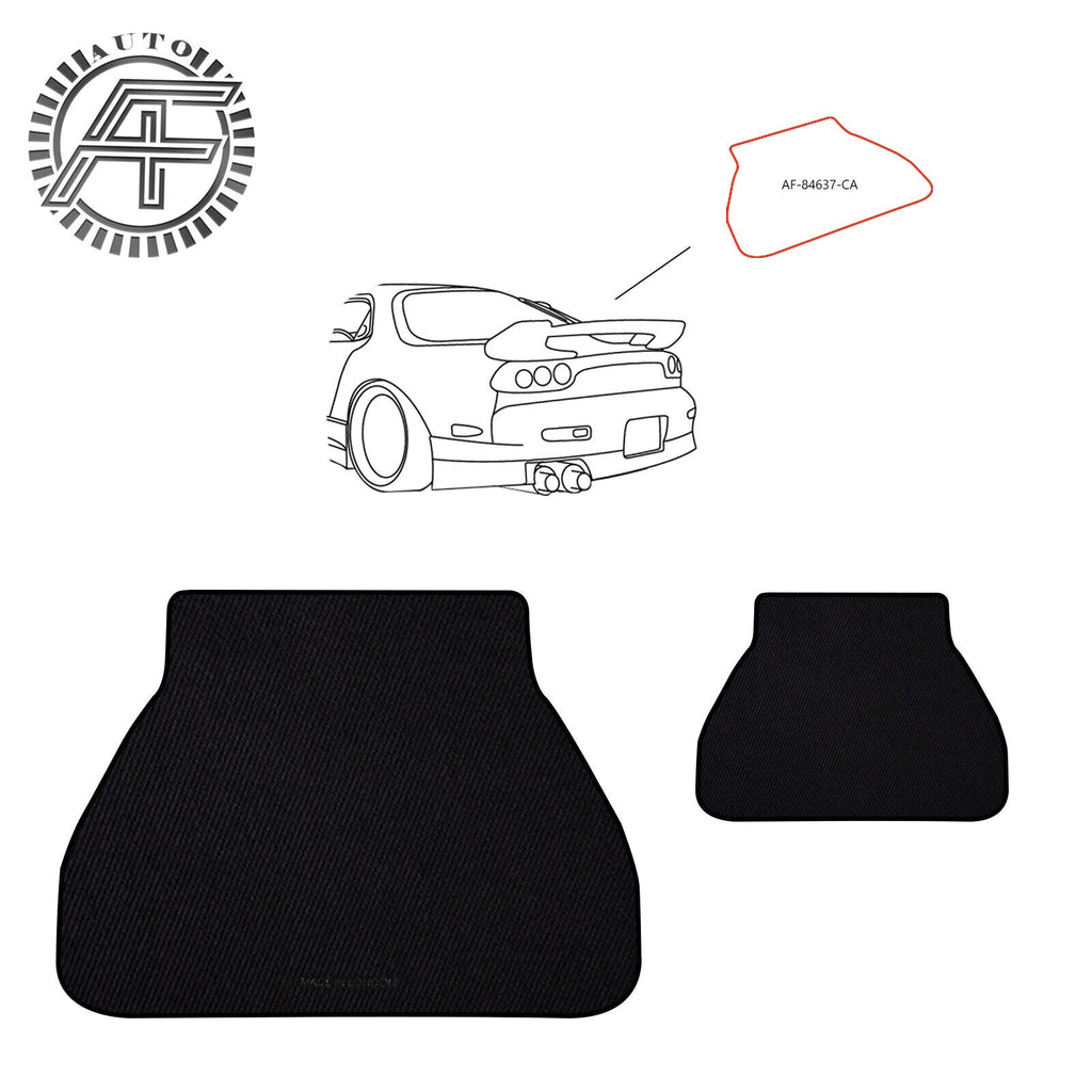 FITS MAZDA RX7 FD3S 1992-2002 TRUNK / BOOT MAT MADE FROM GENUINE LEATHER & CANVA