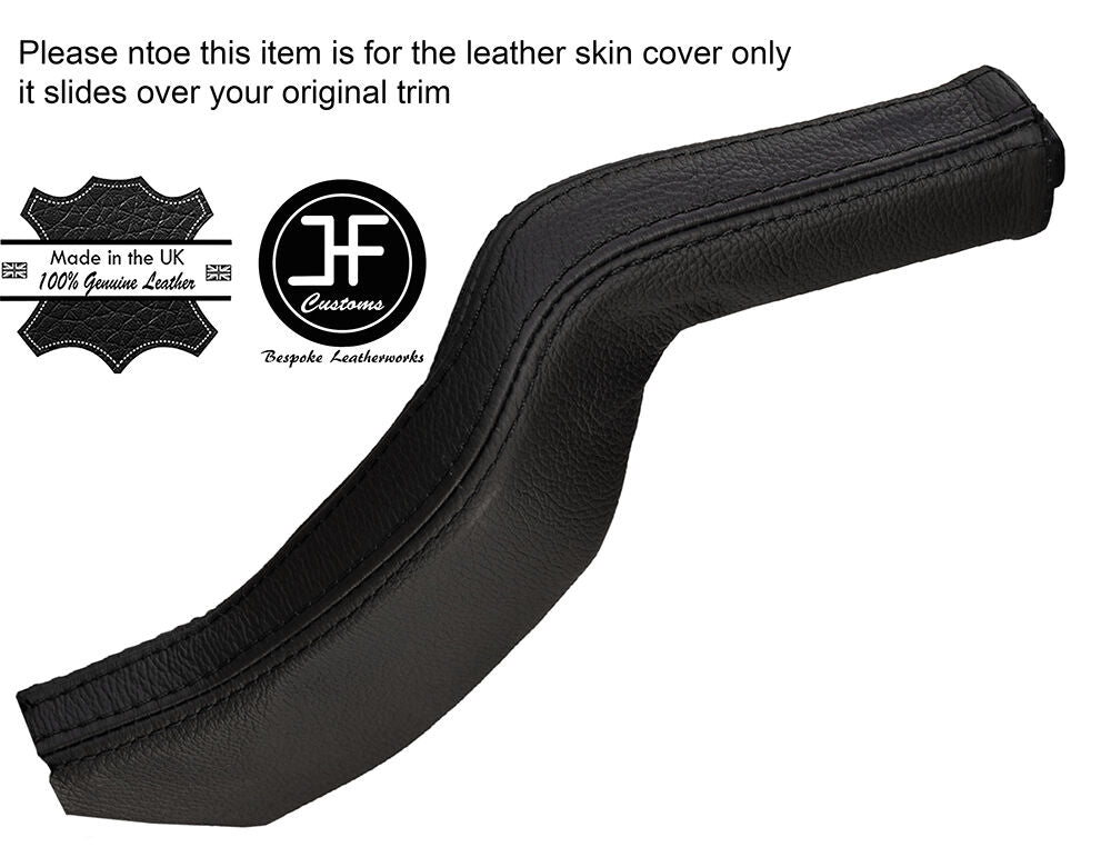 BLACK STITCH LEATHER SLIM HANDBRAKE GAITER E BRAKE BOOT FITS FORD MUSTANG 05-09