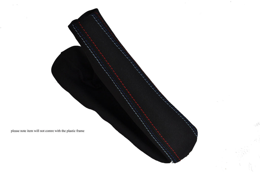 FITS BMW E90 E91 E92 E93 3 Series 2005-2013 SUEDE HANDBRAKE GAITER TRI STITCH