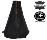 ORANGE STITCH LEATHER GEAR GAITER SHIFT BOOT FITS CITROEN BERLINGO 2009-2012