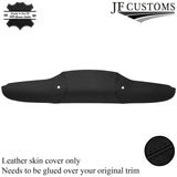 FITS FIAT 500 ABARTH 07-16 BLACK STITCH LEATHER REAR TAILGATE TRIM COVER