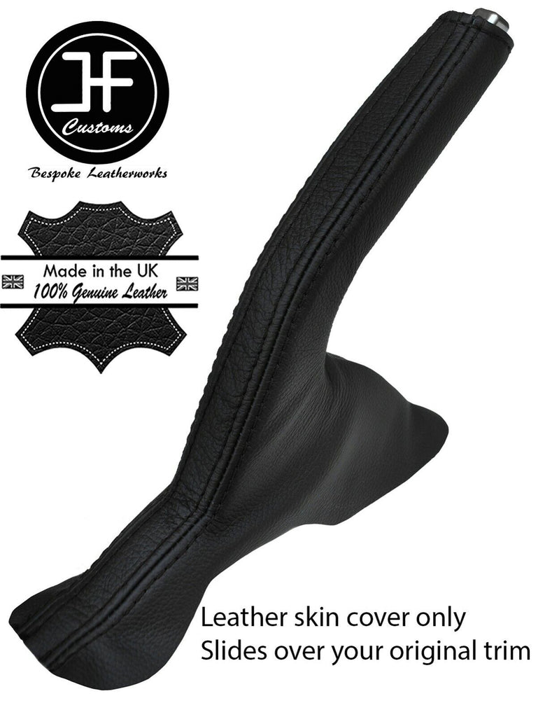 BLACK STITCHING REAL LEATHER HANDBRAKE GAITER FOR HYUNDAI i30 MK3 2017-2019