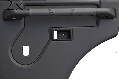 black stitch FITS LAND ROVER DISCOVERY 200 300 89-95 2X REAR DOOR HANDLE COVERS