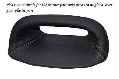 grey stitch FITS ROVER 200 25 MG ZR 95-05 DASH CLOCK SURROUND LEATHER COVER