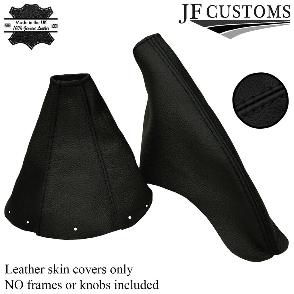 BLACK STITCH FOR TOYOTA SUPRA MK4 1993-2002 GEAR HANDBRAKE GAITER REAL LEATHER