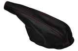RED STITCH LEATHER SKIN HANDBRAKE GAITER FITS ALFA ROMEO ALFETTA GTV6 74-86