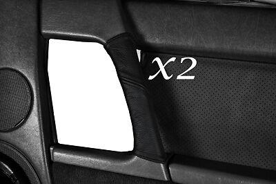 BLACK STITCH FITS MERCEDES SL CLASS R129 1989-1995 2X DOOR HANDLE COVERS