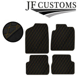 YELLOW DIAMOND STITCH VINYL 4X TAILORED FLOOR CARPETS FOR TOYOTA CELICA 99-05