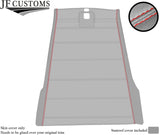RED STITCH ROOF HEADLINING L GREY LUXE SUEDE COVER FOR VW GOLF MK2 83-92 5 DR