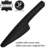 BLACK  STITCHING REAL LEATHER HANDBRAKE GAITER FITS SKODA ROOMSTER 2006-2015