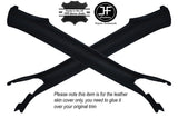 BLACK STITCHING 2X A PILLARS LEATHER COVERS FITS CAMARO TRANS AM FIREBIRD 93-02