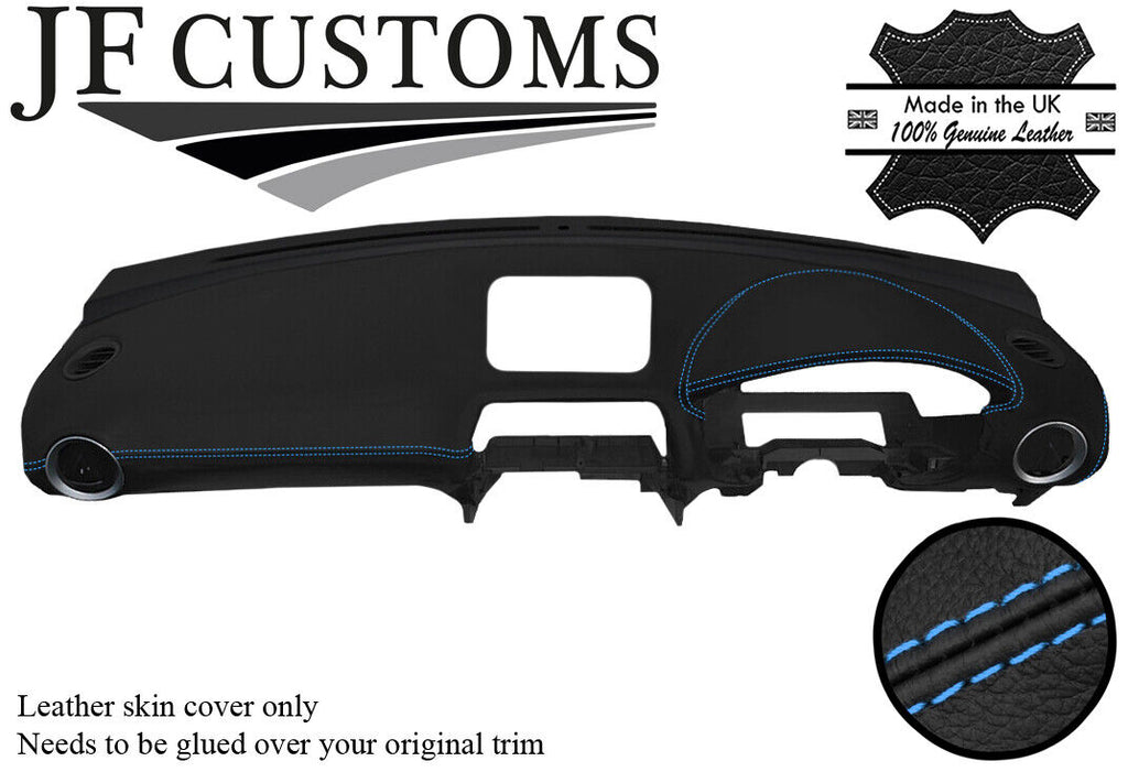 BLUE STITCH DASH DASHBOARD LEATHER COVER FITS SUBARU IMPREZA WRX STI 01-07