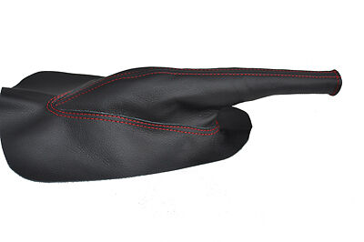 FITS HILLMAN IMP & KIN LEATHER HANDBRAKE GAITER red stitch CUSTOM NEW MADE IN UK