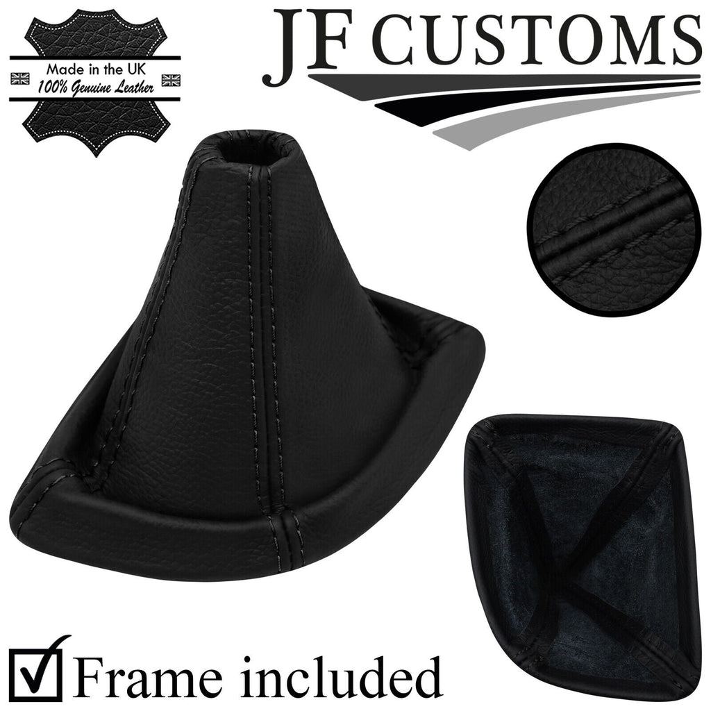 BLACK STITCH LEATHER HI LOW BOOT + METAL FRAME FOR TOYOTA HILUX SURF 89-95