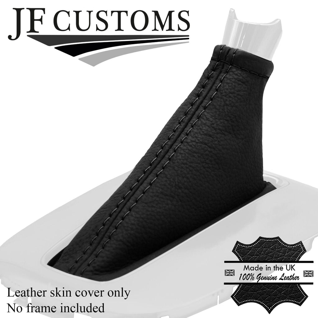 BLACK STITCH LEATHER AUTOMATIC GEAR GAITER COVER FOR VAUXHALL OPEL MOKKA 12-19
