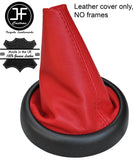 RED TOP GRAIN REAL LEATHER GEAR GAITER FITS BMW MINI R50 R52 R53 2001-2006