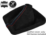 BLACK & TRI STITCH SUEDE MANUAL GEAR GAITER FOR BMW 5 SERIES E39 95-02
