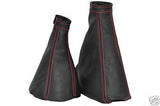FITS  ALFA ROMEO GTV/SPIDER 2 X GAITERS SET RED STITCHING NEW CUSTOM NEW
