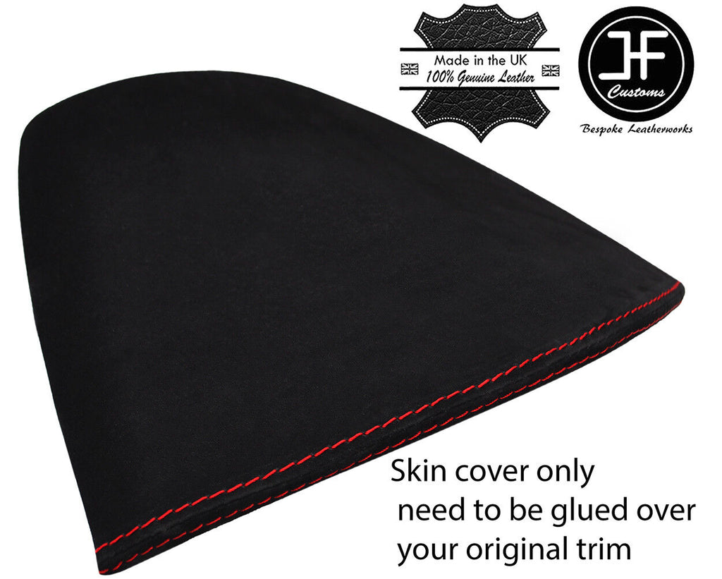 RED STITCH SPEEDO CLUSTER HOOD SUEDE COVER FOR TOYOTA GT86 SUBARU BRZ 12-17