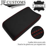 RED STITCH LEATHER ARMREST LID COVER FITS MITSUBISHI ECLIPSE CROSS 17-21