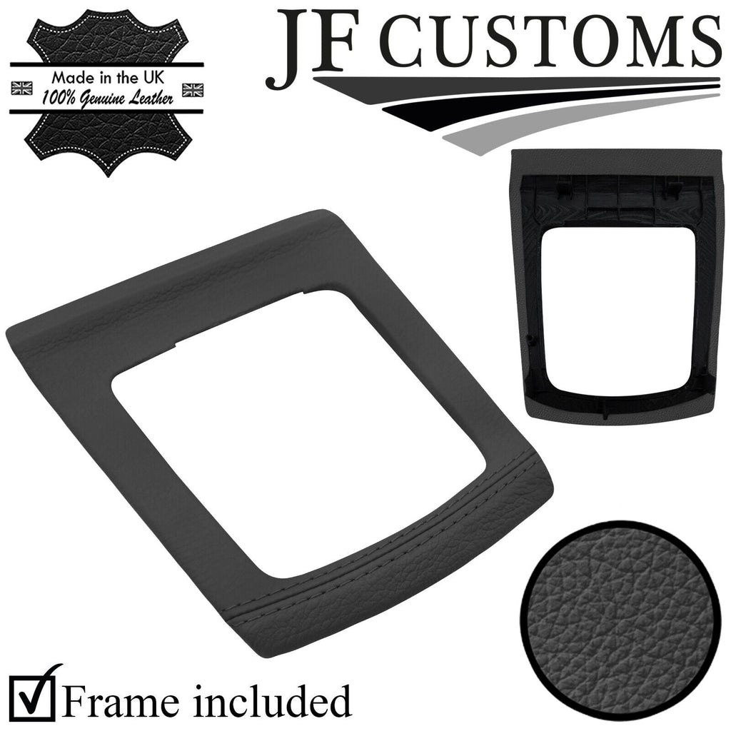 D GREY ITALIAN LEATHER GEAR SURROUND+ FRAME FOR FORD FOCUS MK2 05-11 CUSTOM NEW