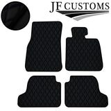D BLUE DIAMOND STITCH VINYL 4X TAILORED FLOOR MAT CARPETS FOR BMW F22 F23 14-20
