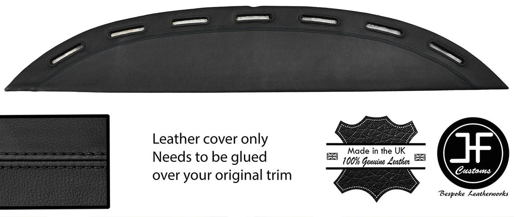 BLACK STITCH TOP VENT DASH DASHBOARD LEATHER COVER FITS FERRARI TESTAROSSA 84-91