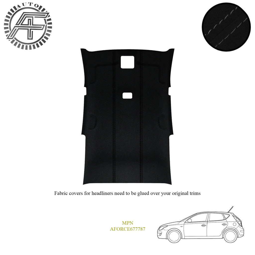 LUXE SUEDE HEADLINER COVER FITS HYUNDAI I30 MK2 5 DOOR HATCHBACK 2011-2017