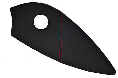 FITS LOTUS ELISE EXIGE 2X DOOR TRIM INSERT red stitch LEATHER COVERS CUSTOM NEW