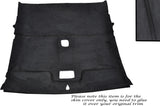 BLACK STITCH ROOF LINING HEADLINING LUXE SUEDE SKIN COVER FITS NISSAN 200 SX S14