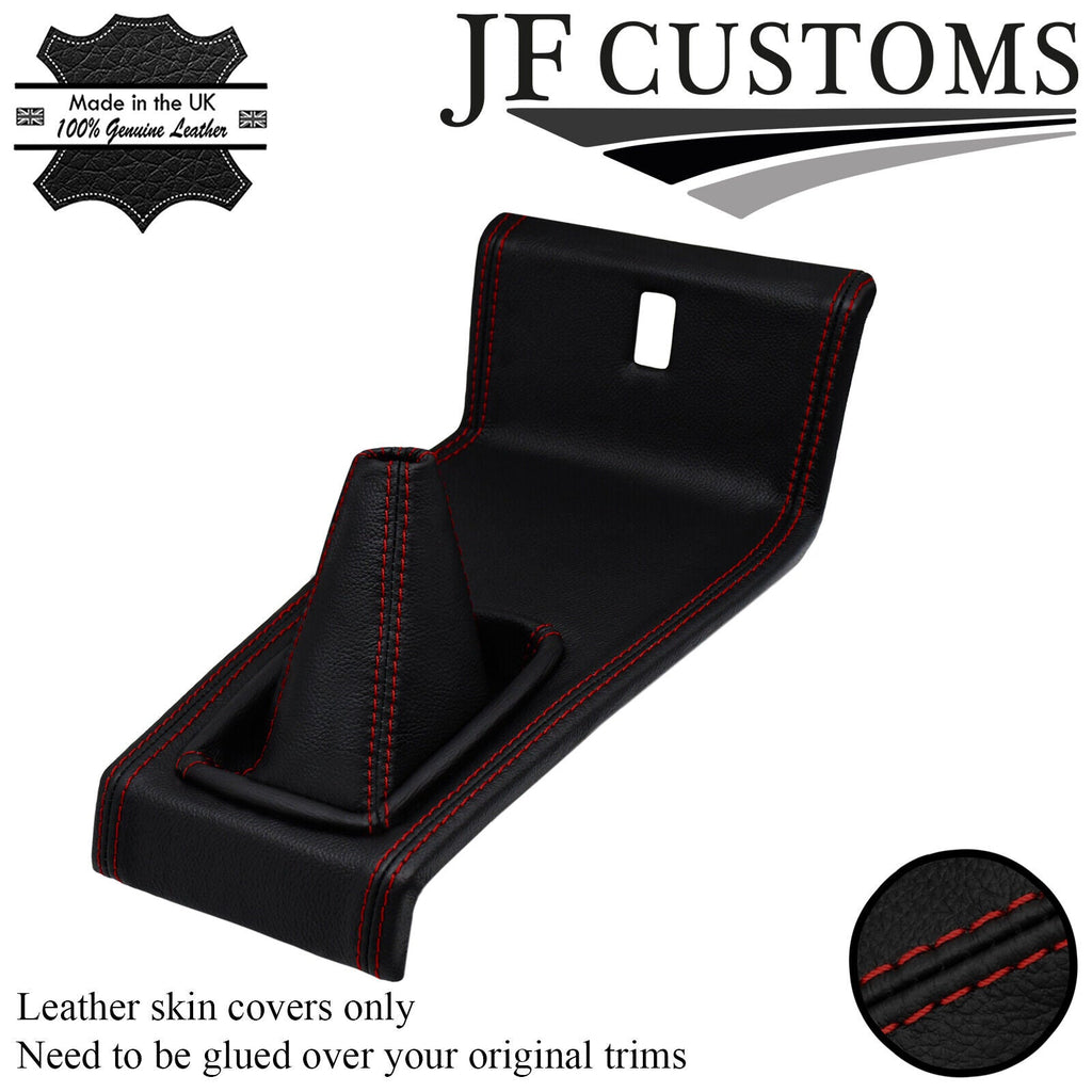 D RED STITCH LEATHER GEAR + SURROUND COVERS FOR MERCEDES W114 W115 68-76 JF1