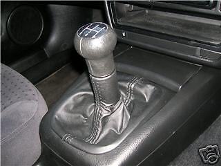 FITS VW PASSAT B5 GAITOR BLACK GENUINE LEATHER QUALITY CUSTOM NEW MADE IN UK