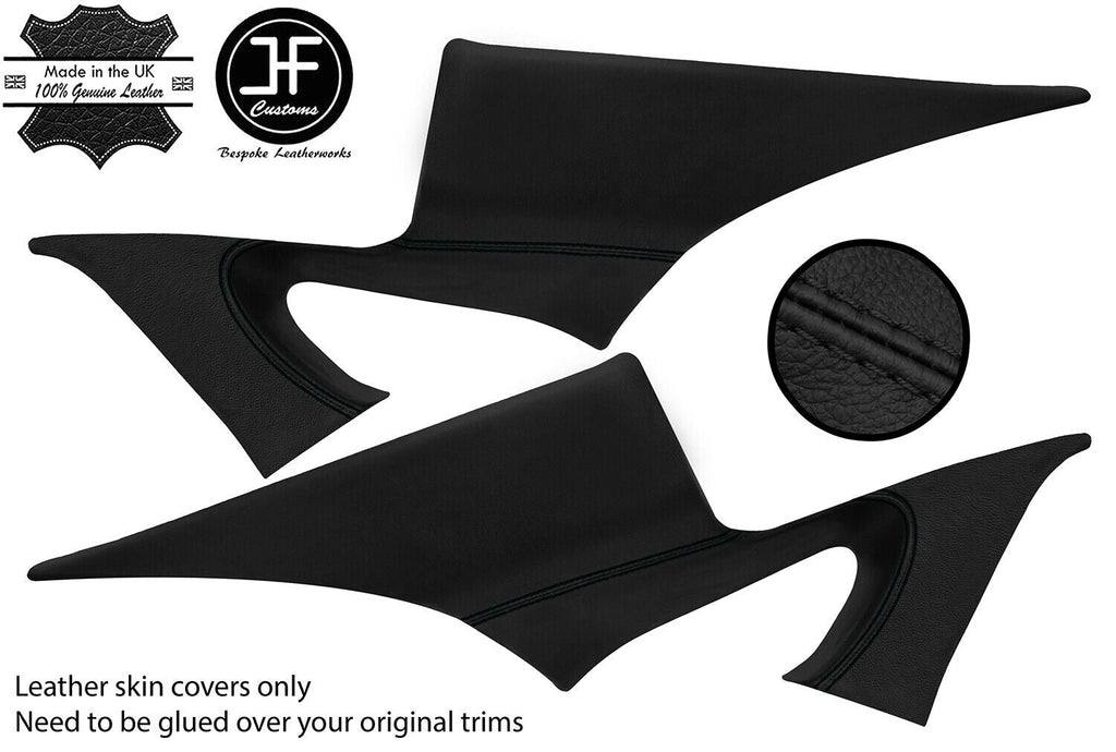 BLACK STITCH REAR QUARTER C PILLAR LTHR COVER FOR HONDA CIVIC MK10 X 17-21 4 DR