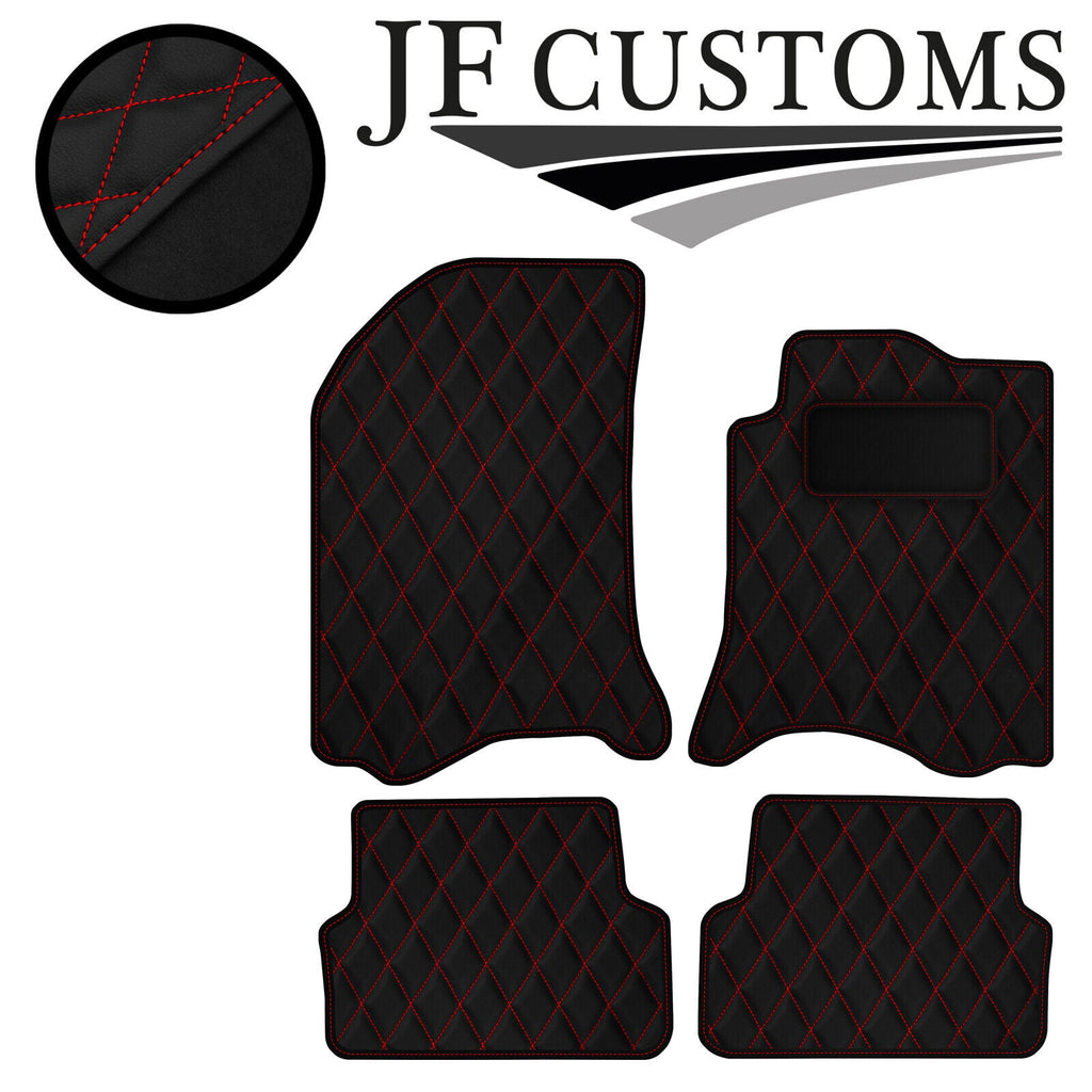RED DIAMOND VINYL 4X TAILORED FLOOR CARPETS FOR RENAULT LAGUNA MK2 01-07 JF1