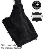 BLACK STITCH REAL SUEDE  MANUAL GEAR GAITER FITS PEUGEOT 308 MK2 2014-2018