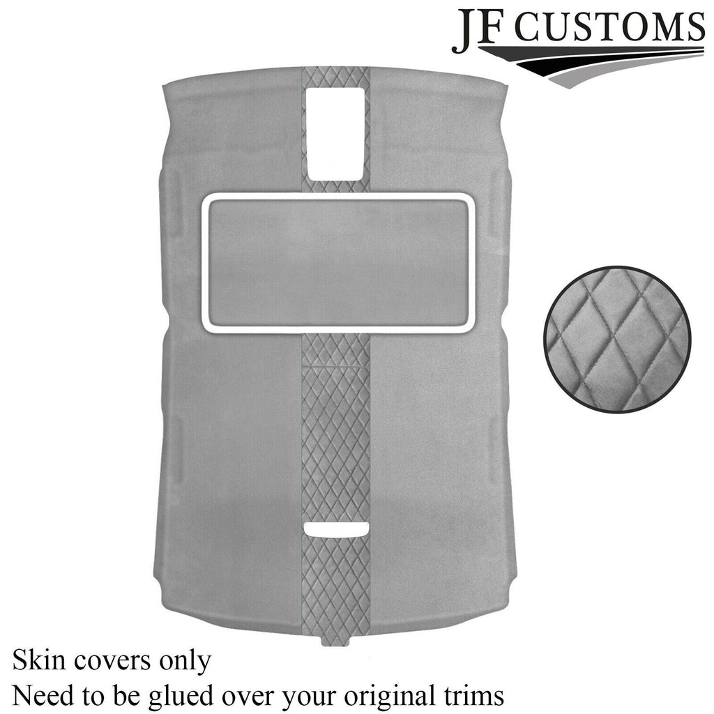 DSG2 GREY ST. L GREY SUEDE SUNROOF HEADLINER COVER FOR AUDI A4 B7 04-09 SALOON