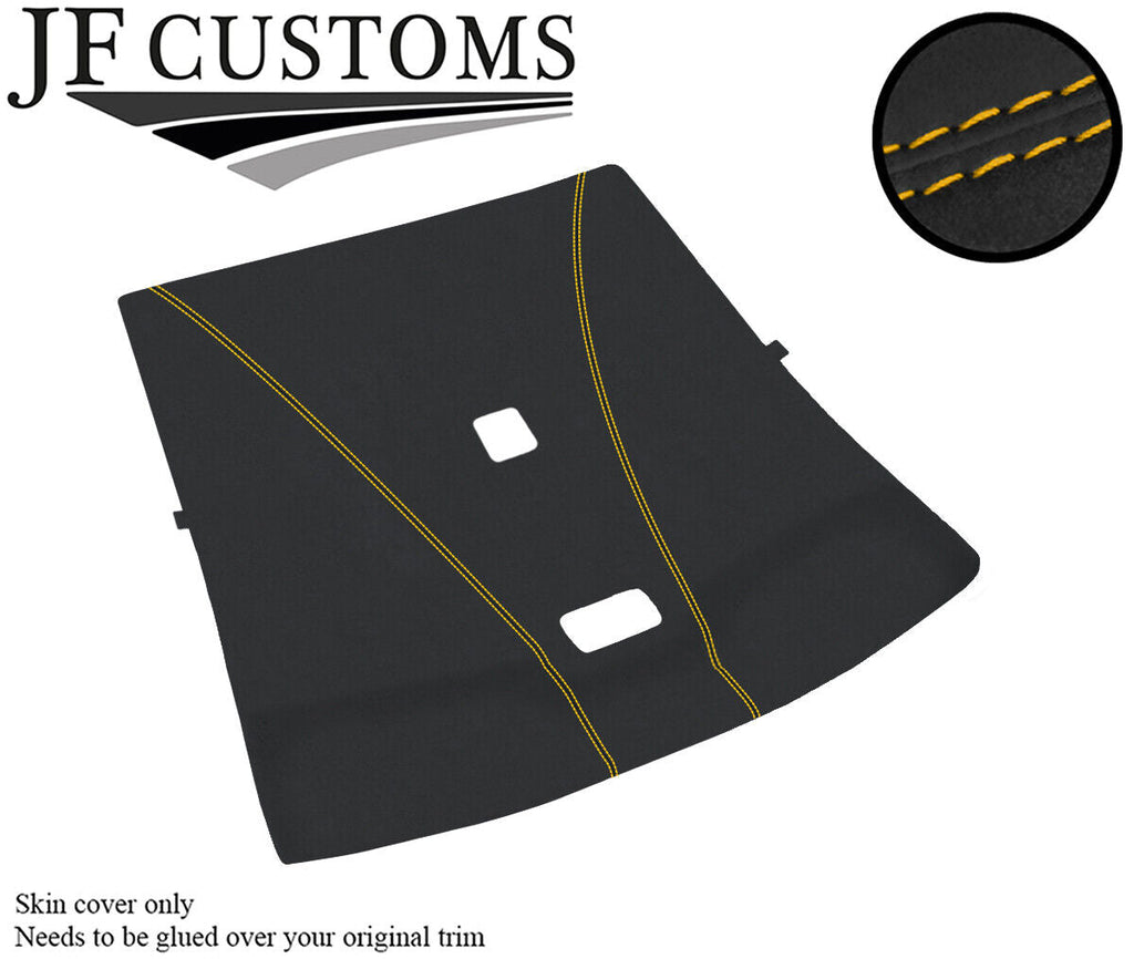 YELLOW STITCH ROOF HEADLINING LINER DARK GREY LUXE COVER FOR NISSAN SKYLINE R33